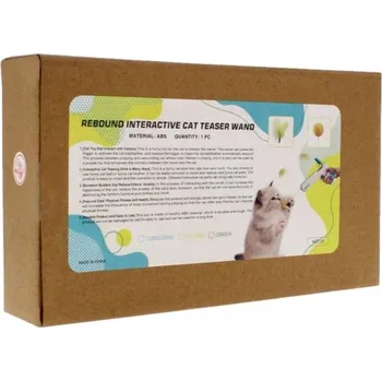 Hračka pro kočku Hračka pro kočky PISTOLE s hračkami, interaktivní, modrá