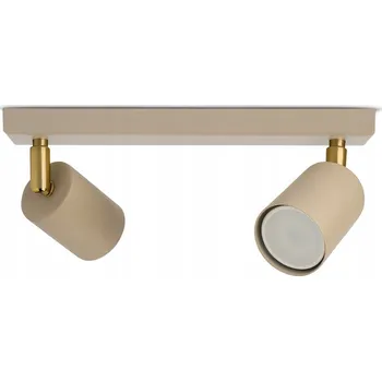 Stropní svítidlo Luxolar béžové nastavitelné 2-bodové GU10 15 W