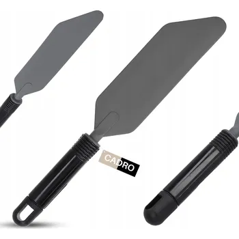 Kuchyňská stěrka Špachtle univerzální kuchyňská na smažení stěrka na těsto černá 29,5 cm