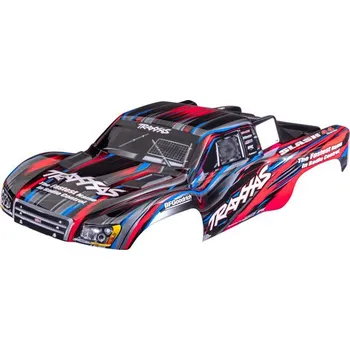 RC náhradní díl Traxxas karosérie Slash 4X4 červená (bezsponková) - TRA6932-RED