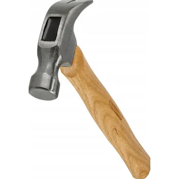 Kladivo CROWNMAN Tesařské kladivo s dřevěnou rukojetí 250g 30cm