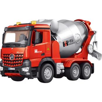 RC model ostatní LEAN Toys RC míchačka betonu červená – stavební vozidlo na dálkové ovládání