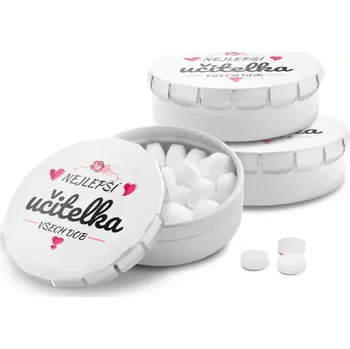 Bonbon Sablio Mentolky Nejlepší učitelka všech dob - 3 ks