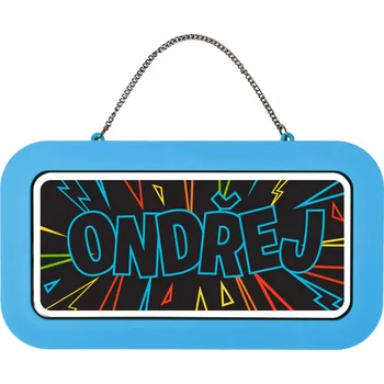 Party dekorace Neonová cedulka se jménem - Ondřej