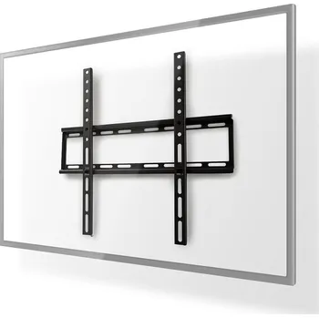 Televizní držák NEDIS nástěnný TV držák/ 23 - 55"/ nosnost 35 kg/ vzdálenost od stěny 23 mm/ fixní/ ocel/ černý