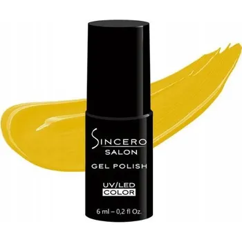 Lak na nehty Gel lak Sincero Salon Vibrant Yellow 3716, 6 ml