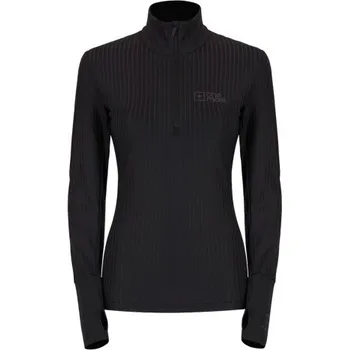 Dámská mikina Dámská lyžařská mikina OneMore 631 - TURTLENECK WITH HALF ZIP - černá XS