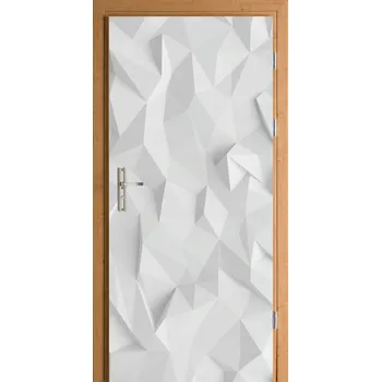 Fototapeta Samolepicí nálepka na dveře bílá abstrakce