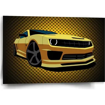 Obraz Sablio Obraz Chevrolet Camaro Žlutá mřížka - 60x40 cm