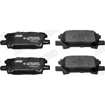 Brzdová destička Sada brzdových destiček, kotoučová brzda JURID 572621J