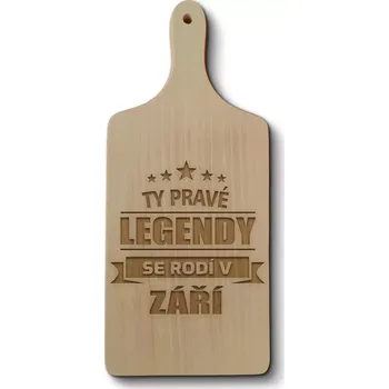 Kuchyňské prkénko Sablio Prkénko Ty pravé legendy se rodí v září