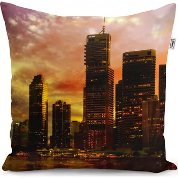 Polštář Sablio Polštář Mrakodrapy - 40x40 cm