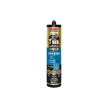 Průmyslové lepidlo Soudal T-REX GOLD CRYSTAL lepidlo 290 ml