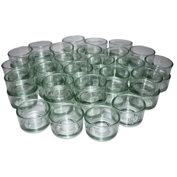 Svíčka Pohárek na čajovou svíčku - Výhodné balení 48ks (Skleněná nádobka na svíčku - 48kusů)
