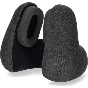 Sluchátka NEDIS bezdrátová sluchátka + mikrofon/ Over-Ear/ BT/ cestovní polštář/ výdrž 11 hod/ hlasového ovládání/ USB-C/ antracit