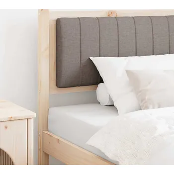 Čalouněné čelo postele s čelo Hnědá 90 cm Masivní borové dřevo