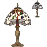 Stolní lampa Dárek hnědá béžová E14 40 W, styl glamour