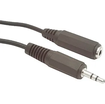 Audio kabel Kabel Lanberg CA-MJFJ-10CC-0050-BK minijack 3,5 mm - minijack 3,5 mm 5 m