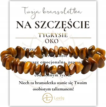 Náramek Náramek štěstí ochranný TYGŘÍ OKO PŘÍRODNÍ KÁMEN Energie