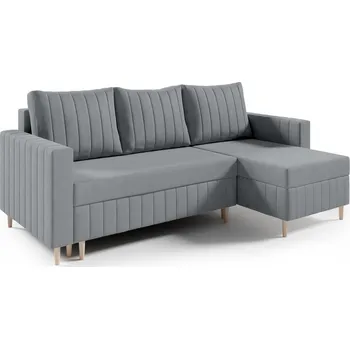 Sedací souprava Rohová rozkládací sedací souprava 250 DANE Pravá Tmavě šedá