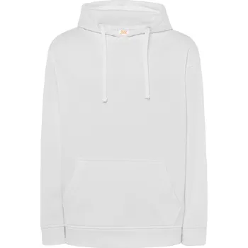 Pánská mikina Pánská mikina klokanka s kapucí JHK 290g bílá 3XL