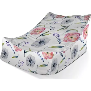 Sedací pytel Sablio Sedací vak Lounge Letní květy - 80 x 95 x 50 cm