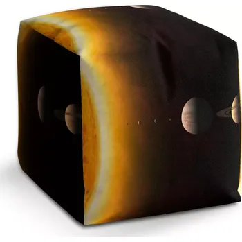 Taburet Sablio Taburet Cube Planety: 40x40x40 cm