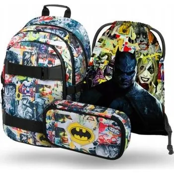 Školní batoh Školní batoh vícekomorový Batman BAAGL vícebarevný 25 l
