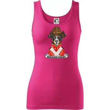 Dámské oblečení Napoleon domácí pes kříženec - Dámské tílko - S ( Purpurová )