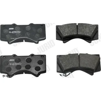 Brzdová destička Sada brzdových destiček, kotoučová brzda JURID 572599J