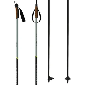 Zimní sport FISCHER Hůlky Fischer TOUR 2025/26 130cm ČERNÁ