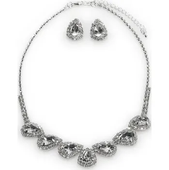 Náramek GATE Set náhrdelníku a náušnic s ozdobnými kamínky uni 625-1601/81