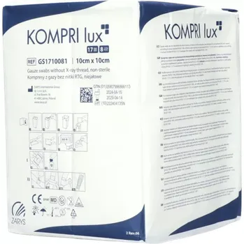 Kompres Nesterilní gázové čtverce, 100 ks-5cm x 5m