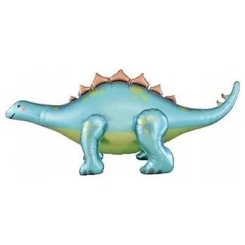 Fóliový balónek Dino Stegosaurus, 238x91x103 cm s pumpičkou