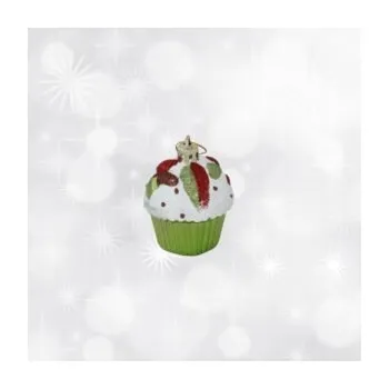 Vánoční dekorace Sada 3 vánočních ozdob - perníčky, 6 cm