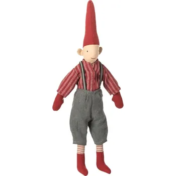 Vánoční dekorace Maileg Vánoční skřítek Pixy Red Shirt Size 2 – Boy