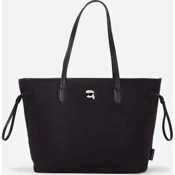 Kabelka KABELKA KARL LAGERFELD IKON NYLON TOTE BLACK