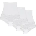Tvarující kalhotky Wol-Bar Preciosa 3-pak Barva: Bílá, Velikost: 2XL
