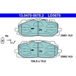 Sada brzdových destiček, vždy 4 kusy v sadě ATE 13.0470-5678.2