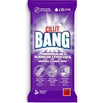Univerzální čisticí prostředek Cillit Bang vlhčené ubrousky čisticí vlhčené ubrousky 0l