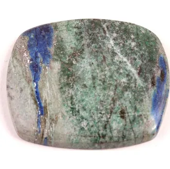 Přírodní kámen Kabošon Azurite č.7622 (34x30x5mm)