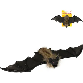 Figurka _Ostatní 1_ Netopýr zvířátko 40cm Halloween dekorace 250307