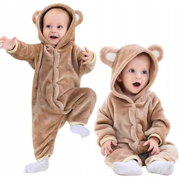 Pyžamo Overal Kostým Overal Hnědý Medvídek Kojenecký 120: 95-105 cm