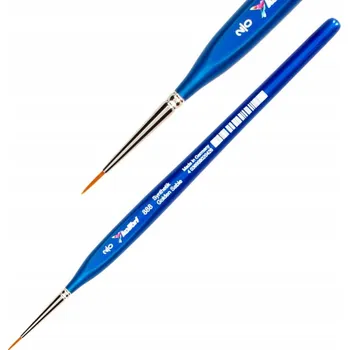 Umělecký štětec KOLIBRI kulatý syntetický ergonomický štětec č. 2/0 S.888