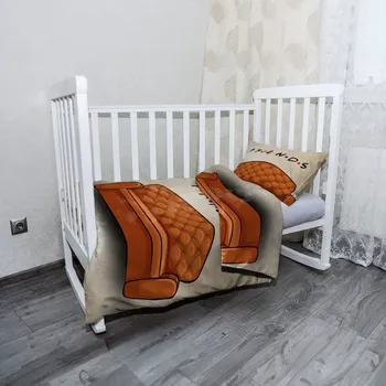 Povlečení Sablio Mikroplyšové dětské povlečení do postýlky Seriál přátelé FRIENDS Gauč - 120x90 / 40x60