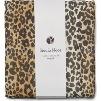 Plena STUDIO NOOS Mušelínová plena Leopard 120 x 120