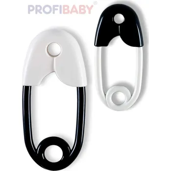 PROFIBABY Baby chrastítko špendlík černobílý pro miminko hj133cb