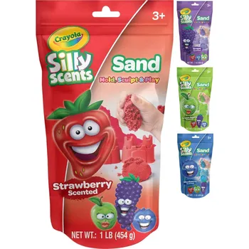 kinetický písek _Ostatní 1_ CRAYOLA Písek kinetický ovocný vonící 454g 4 druhy 97805