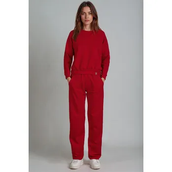 Dámská tepláková souprava Vivisence 9205kmpl Barva: Červená, Velikost: XL