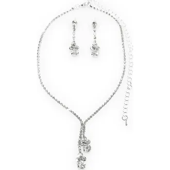 Náramek GATE Set náhrdelníku a náušnic s ozdobnými kamínky uni 625-1603/81